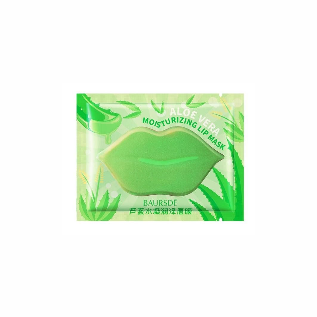 Колагенова маска для губ з екстрактом алое Baursde Aloe Vera Moisturizing Lip Mask.