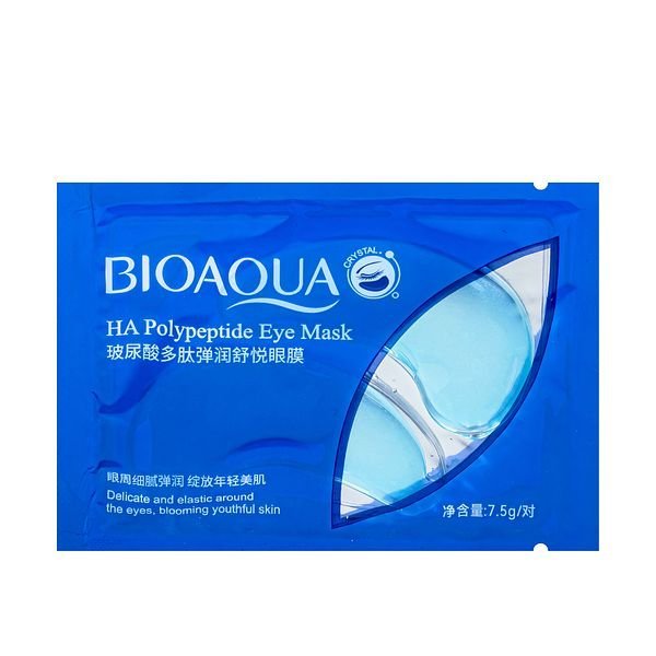 Патчі під очі гідрогелеві Bioaqua Ha Polypeptide Eye Mask з пептидами та гіалуронової кислотиПатчі під очі гідрогелеві Bioaqua Ha Polypeptide Eye Mask з пептидами та гіалуронової кислоти