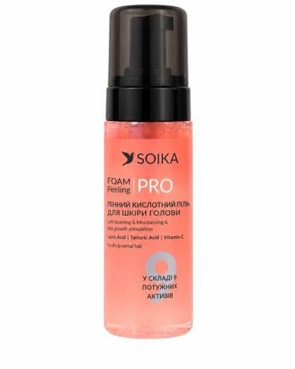 Пінний Кислотний Пілінг Для Шкіри Голови SOIKA Foam Peeling PRO
