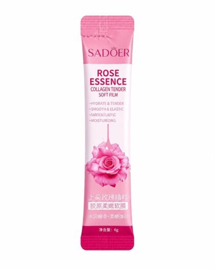 Зволожувальна маска для обличчя Sadoer Rose Essence з екстрактом троянди та колагеном