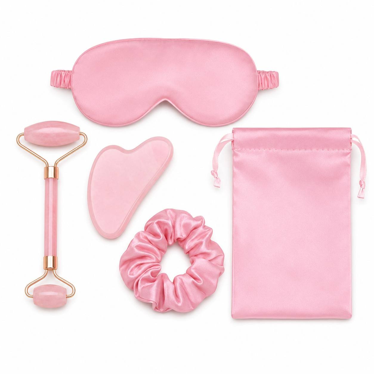 Подарунковий SPA-набір для догляду за обличчям та комфортного сну 5 в 1 💗