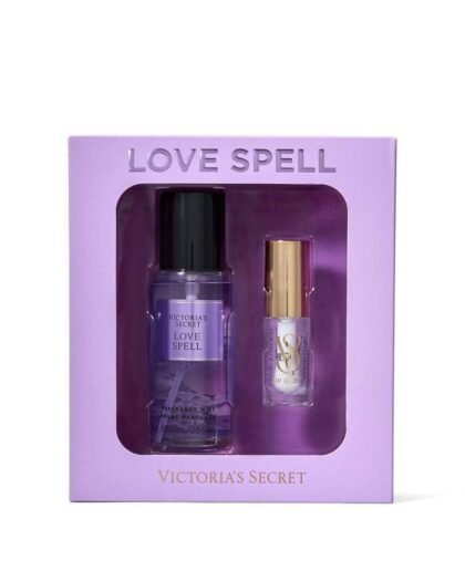 Набір міні спрей та блиск для губ Love spell Victoria’s Secret