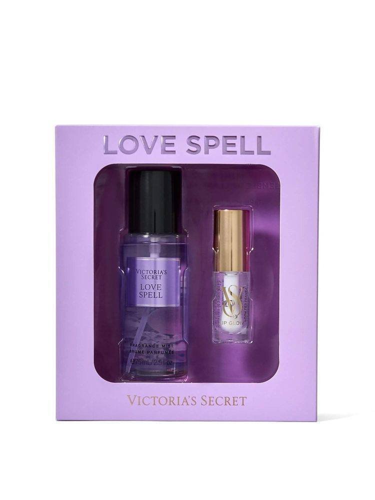 Набір міні спрей та блиск для губ Love spell Victoria’s Secret